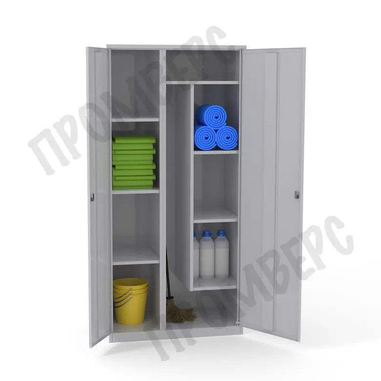 Шкаф для уборочного инвентаря металлический (1860Х880Х500)