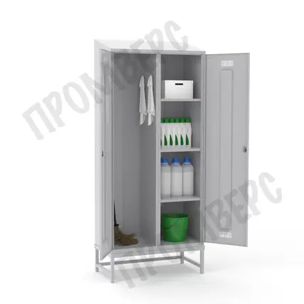 Шкаф для уборочного инвентаря металлический (1900Х800Х400)