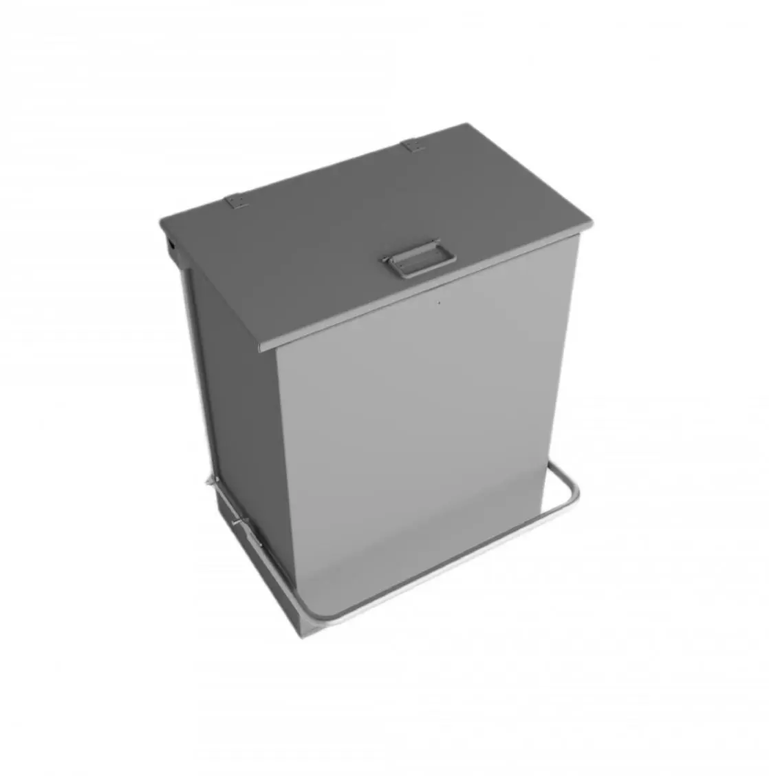 Контейнер для ветоши два отделения с педалью