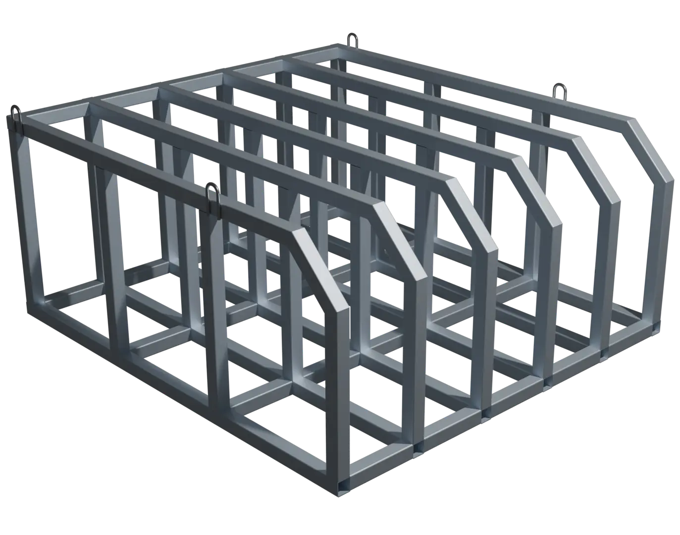 Стеллаж для вертикального хранения 900х1860х2010, 5 секций